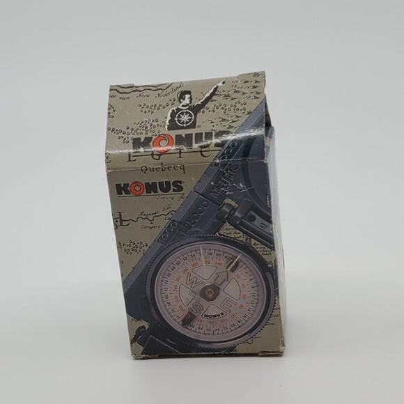 Konus 4002 6Pz Green Force Compass. New, in original box. UPC 8002620040024. - Picture 1 of 11
